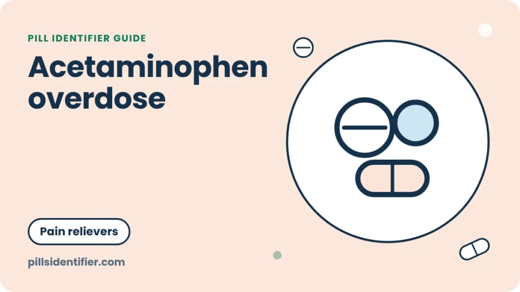 Illustration for the Pill Identifier guide: Acetaminophen overdose