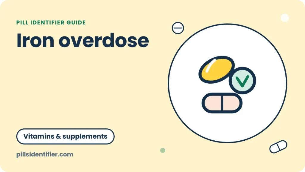 Illustration for the Pill Identifier guide: Iron overdose