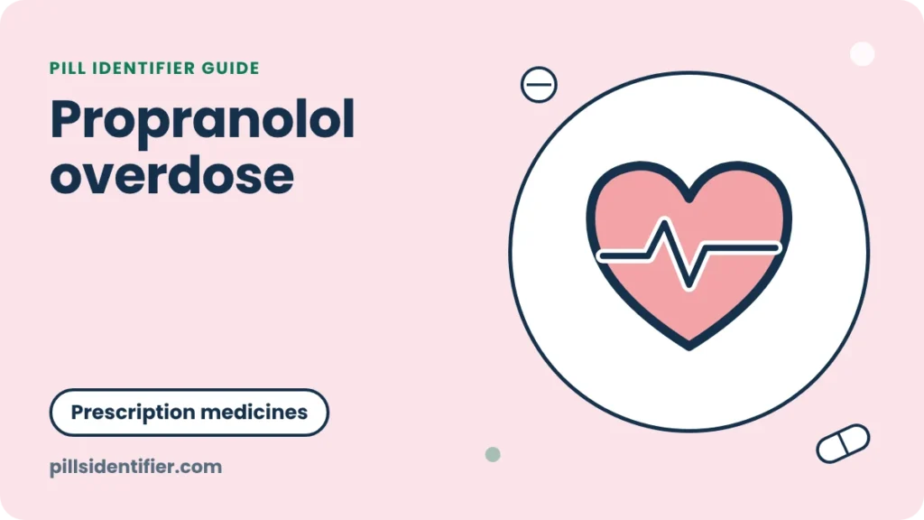 Illustration for the Pill Identifier guide: Propranolol overdose