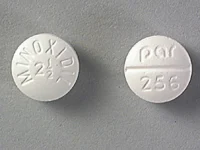 Pill with imprint par 256 MINOXIDIL 2 1 2, white, round, 7 mm (Minoxidil 2.5 mg)