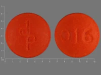 Pill with imprint dp 016, orange, round, 3 mm (Levonorgestrel and Ethinyl Estradiol Levonorgestrel 0.1 mg / Ethinyl Estradiol 0.02 mg)