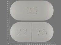 Pill with imprint 93 22 75, white, oval, 22 mm (Amoxicillin and Clavulanate Potassium Amoxicillin Anhydrous 875 mg / Clavulanic Acid 125 mg)
