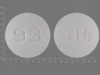 Pill with imprint 93 314, white, round, 8 mm (Ketorolac Tromethamine 10 mg)