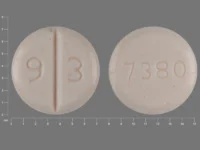 Pill with imprint 9 3 7380, orange, round, 7 mm (Venlafaxine Hydrochloride 37.5 mg)