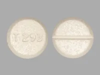 Pill with imprint T293, white, round, 8 mm (Methadone Hydrochloride 10 mg)