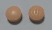 Pill with imprint 111, pink, round, 9 mm (Clopidogrel 75 mg)
