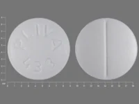 Pill with imprint PLIVA 433, white, round, 9 mm (Trazodone Hydrochloride 50 mg)