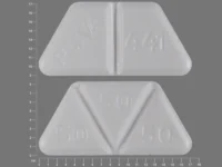 Pill with imprint PLIVA 441 50 50 50, white, trapezoid, 17 mm (Trazodone Hydrochloride 150 mg)