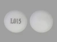 Pill with imprint L015, white, round, 7 mm (Bupropion Hydrochloride 150 mg)