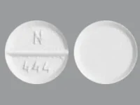 Pill with imprint N444, white, round, 9 mm (Misoprostol 200 mcg)