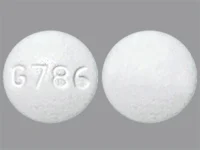Pill with imprint G 786, white, round, 6 mm (Methylergonovine Maleate 0.2 mg)