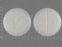 Pill with imprint 5093 V, white, round, 9 mm (Prednisone 10 mg)