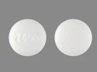Pill with imprint ZC40, white, round, 6 mm (Carvedilol 6.25 mg)