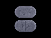 Pill with imprint 2 WARFARIN TARO, purple, oval, 11 mm (Warfarin Sodium 2 mg)