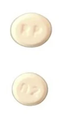 Pill with imprint RP n2, orange, round, 6 mm (Buprenorphine and Naloxone Buprenorphine 2 mg / Naloxone 0.5 mg)