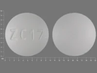 Pill with imprint ZC17, white, round, 10 mm (Paroxetine Hydrochloride 30 mg)