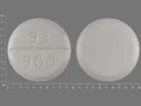Pill with imprint 93 900, white, round, 10 mm (Ketoconazole 200 mg)
