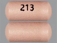 Pill with imprint 213, pink, round, 12 mm (Methylphenidate Hydrochloride 27 mg)
