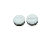 Pill with imprint 05, white, round, 8 mm (Trazodone Hydrochloride 50 mg)