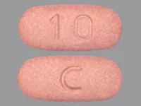 Pill with imprint C 10, pink, capsule, 12 mm (Fluconazole 150 mg)