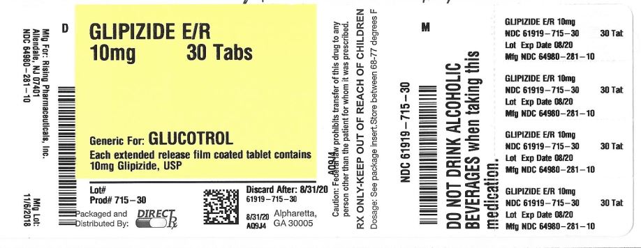 Pill with imprint P 10, white, round, 10 mm (Glipizide 10 mg)