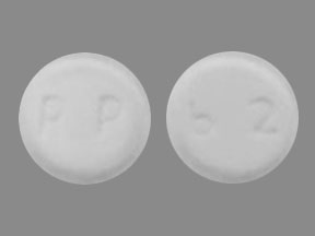 Pill with imprint RP b2, white, round, 6 mm (Buprenorphine 2 mg)