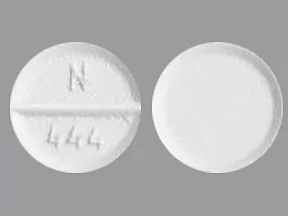 Pill with imprint N444, white, round, 9 mm (Misoprostol 200 mcg)