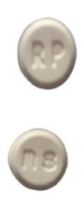 Pill with imprint RP n8, orange, round, 11 mm (Buprenorphine and Naloxone Buprenorphine 8 mg / Naloxone 2 mg)