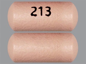 Pill with imprint 213, pink, round, 12 mm (Methylphenidate Hydrochloride 27 mg)