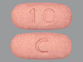 Pill with imprint C 10, pink, capsule, 12 mm (Fluconazole 150 mg)